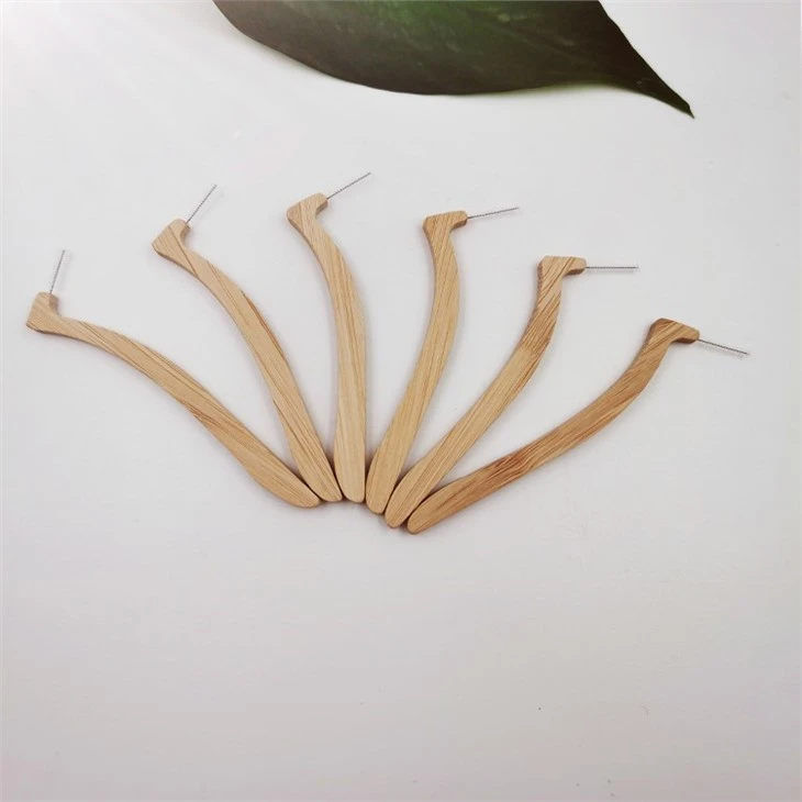 handmade cleaing tool bamboo interdental brush